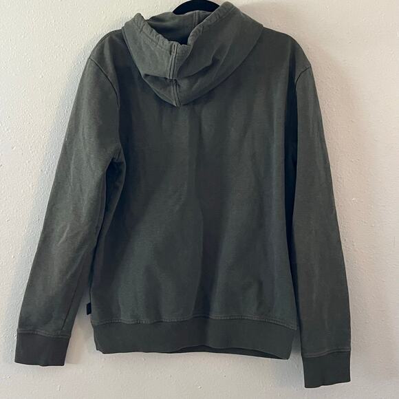 Patagonia Men’s Uprisal Hoodie Size M Olive Green Bear Logo Outdoor Hiking - Picture 3 of 5